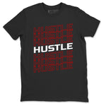 Jordan 1 Heritage Sneaker Match Tees Hustle Typo Sneaker Tees Jordan 1 Heritage Sneaker Release Tees Unisex Shirts