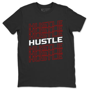 Jordan 1 Heritage Sneaker Match Tees Hustle Typo Sneaker Tees Jordan 1 Heritage Sneaker Release Tees Unisex Shirts