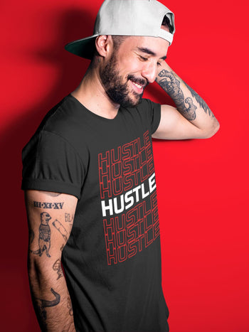 Jordan 1 Heritage Sneaker Match Tees Hustle Typo Sneaker Tees Jordan 1 Heritage Sneaker Release Tees Unisex Shirts