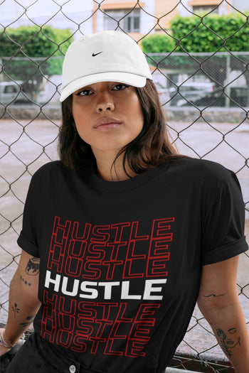 Jordan 1 Heritage Sneaker Match Tees Hustle Typo Sneaker Tees Jordan 1 Heritage Sneaker Release Tees Unisex Shirts
