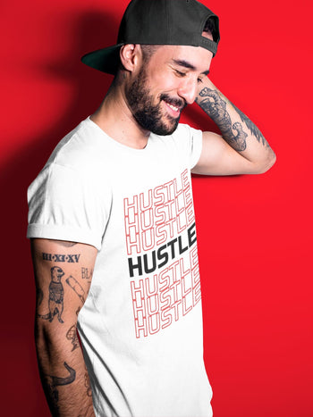 Jordan 1 Heritage Sneaker Match Tees Hustle Typo Sneaker Tees Jordan 1 Heritage Sneaker Release Tees Unisex Shirts