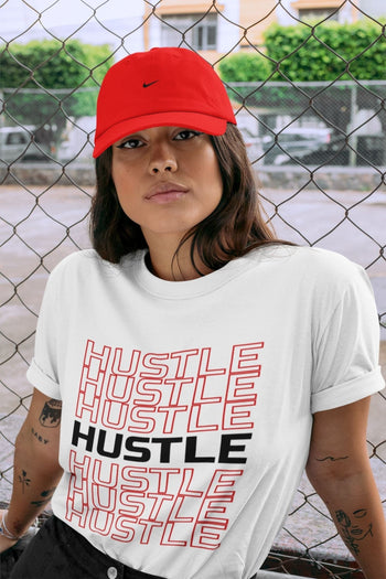 Jordan 1 Heritage Sneaker Match Tees Hustle Typo Sneaker Tees Jordan 1 Heritage Sneaker Release Tees Unisex Shirts