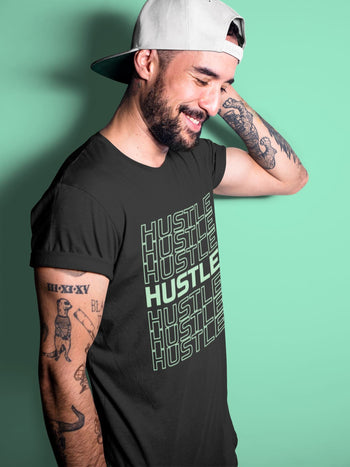 Jordan 6 Mint Foam Sneaker Match Tees Hustle Typo Sneaker Tees Jordan 6 Mint Foam Sneaker Release Tees Unisex Shirts