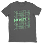 Jordan 6 Mint Foam Sneaker Match Tees Hustle Typo Sneaker Tees Jordan 6 Mint Foam Sneaker Release Tees Unisex Shirts