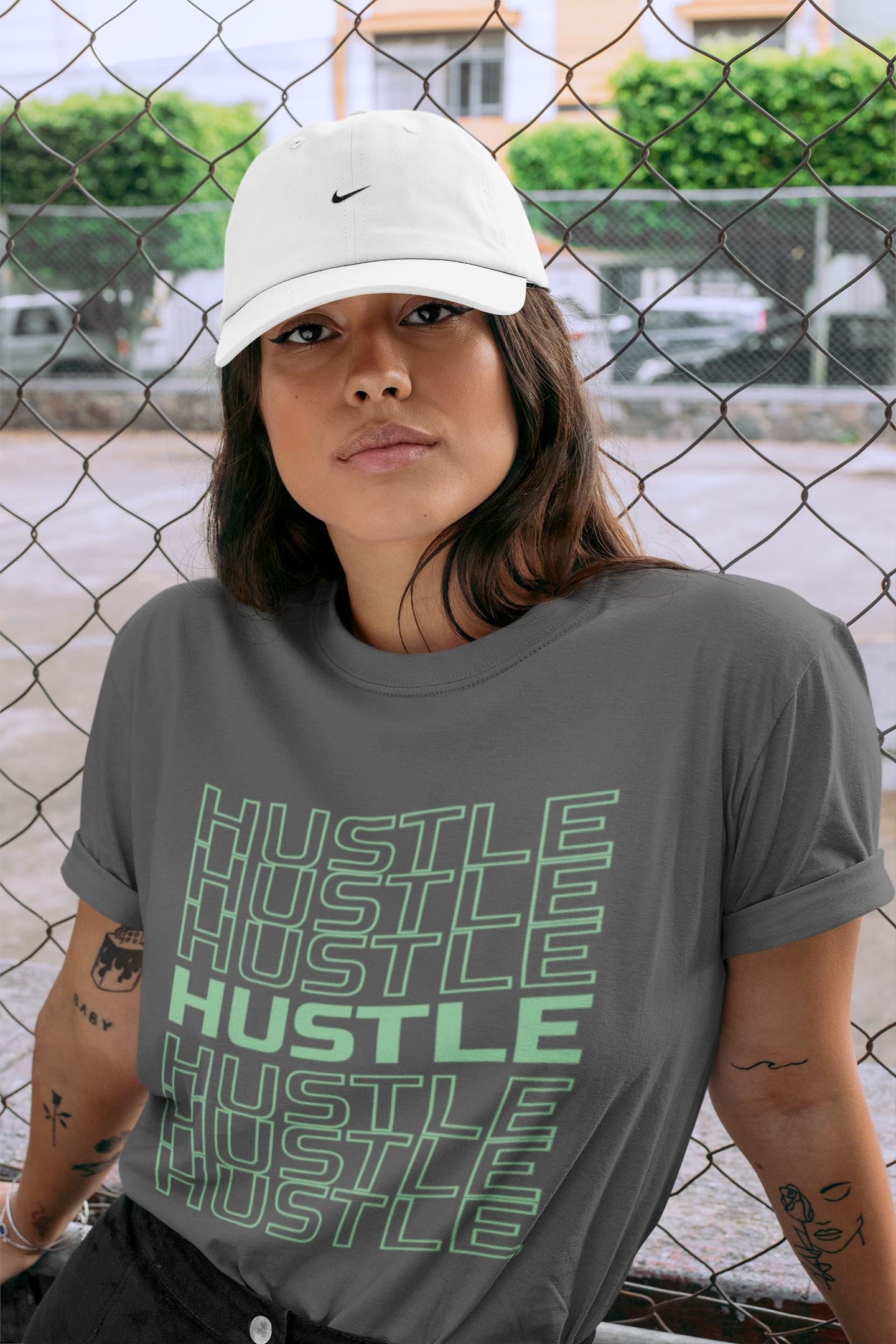 Jordan 6 Mint Foam Sneaker Match Tees Hustle Typo Sneaker Tees Jordan 6 Mint Foam Sneaker Release Tees Unisex Shirts