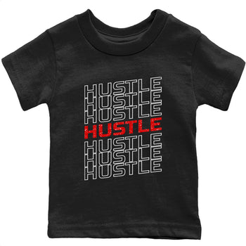 Jordan 6 Red Velvet Cookies Sneaker Match Tees Hustle Typo Sneaker Tees Jordan 6 Red Velvet Cookies Sneaker Release Tees Kids Shirts
