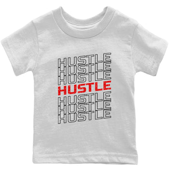 Jordan 6 Red Velvet Cookies Sneaker Match Tees Hustle Typo Sneaker Tees Jordan 6 Red Velvet Cookies Sneaker Release Tees Kids Shirts