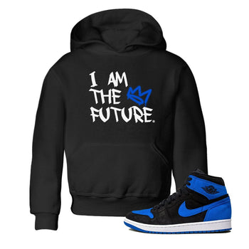 AJ1 Retro Royal Reimagined shirt to match jordans I Am The Future sneaker tees Air Jordan 1 Royal Reimagined SNRT Sneaker Tees Casual Crew Neck T-Shirt Baby Toddler Black 1 T-Shirt