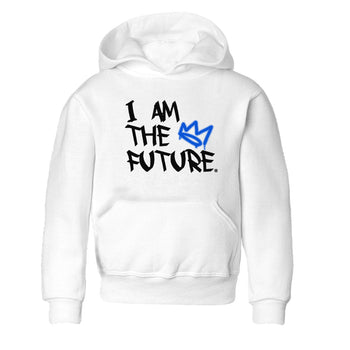 AJ1 Retro Royal Reimagined shirt to match jordans I Am The Future sneaker tees Air Jordan 1 Royal Reimagined SNRT Sneaker Tees Casual Crew Neck T-Shirt Baby Toddler White 2 T-Shirt