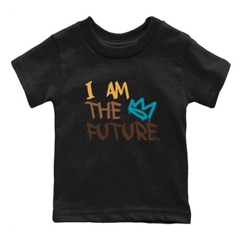 Air Jordan 4 GS Cacao Wow shirt to match jordans I Am The Future sneaker tees Air Jordan 4 Cacao Wow SNRT Sneaker Release Tees Baby Toddler Black 2 T-Shirt