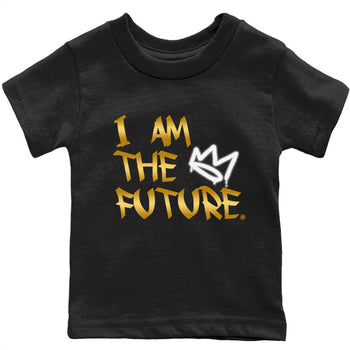 Jordan 12 Black Taxi Sneaker Match Tees I Am The Future Sneaker Tees Jordan 12 Black Taxi Sneaker Release Tees Kids Shirts