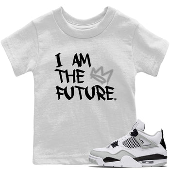 Jordan 4 Military Black Sneaker Match Tees I Am The Future Sneaker Tees Jordan 4 Military Black Sneaker Release Tees Kids Shirts