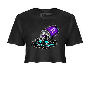 Air Jordan 6 Aqua shirt to match jordans I Got The Juice sneaker tees Jordan 6 Retro Aqua SNRT Sneaker Tees Black 2 Crop T-Shirt