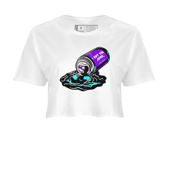 Air Jordan 6 Aqua shirt to match jordans I Got The Juice sneaker tees Jordan 6 Retro Aqua SNRT Sneaker Tees White 2 Crop T-Shirt