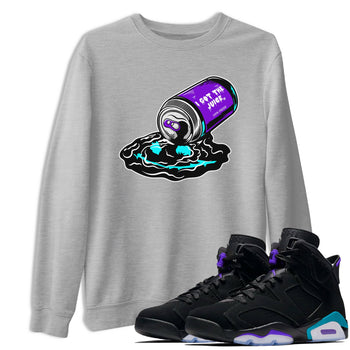 Air Jordan 6 Aqua shirt to match jordans I Got The Juice sneaker tees Jordan 6 Retro Aqua SNRT Sneaker Tees Streetwear Casual Fit Heather Grey 1 T-Shirt