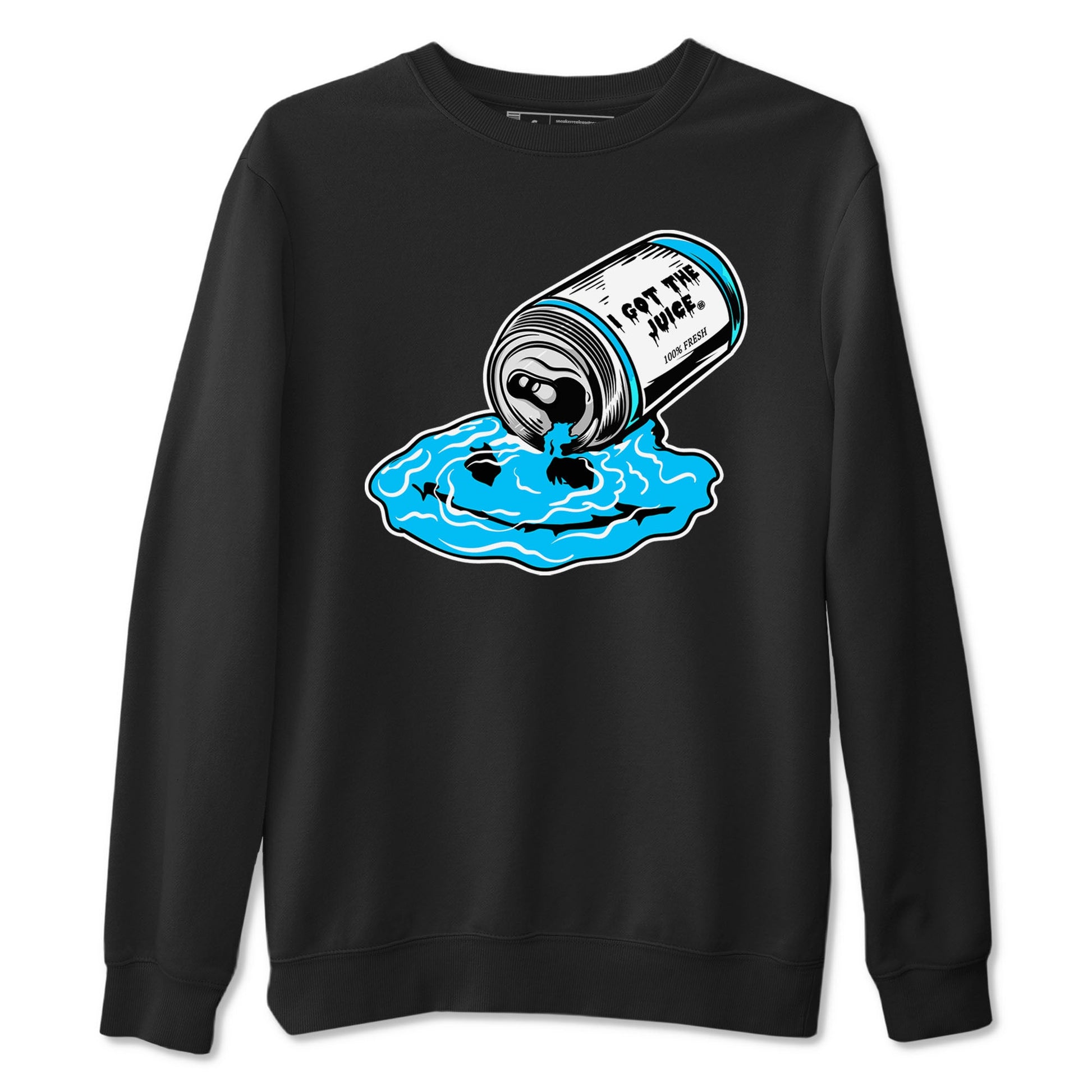 9s Powder Blue shirt to match jordans I Got The Juice sneaker tees Air Jordan 9 Powder Blue SNRT Sneaker Release Tees unisex cotton Black 2 crew neck shirt