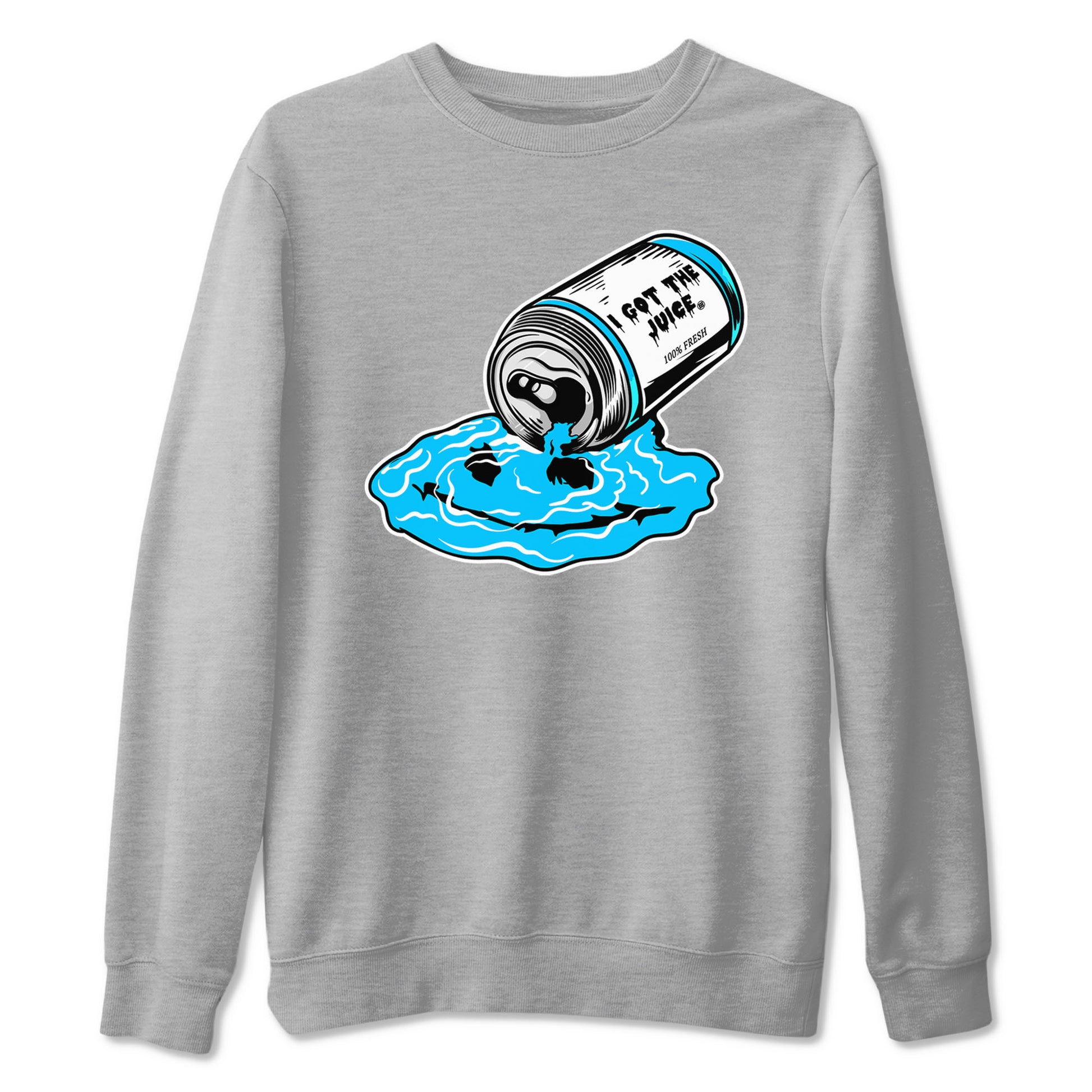 9s Powder Blue shirt to match jordans I Got The Juice sneaker tees Air Jordan 9 Powder Blue SNRT Sneaker Release Tees unisex cotton Heather Grey 2 crew neck shirt