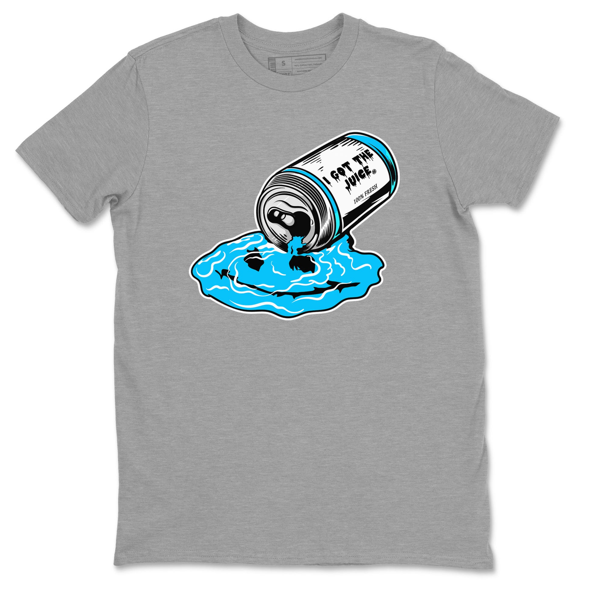 9s Powder Blue shirt to match jordans I Got The Juice sneaker tees Air Jordan 9 Powder Blue SNRT Sneaker Release Tees unisex cotton Heather Grey 2 crew neck shirt