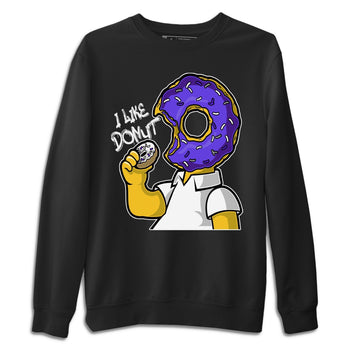 Jordan 1 WMNS Court Purple Sneaker Match Tees I Like Donut Sneaker Tees Jordan 1 WMNS Court Purple Sneaker Release Tees Unisex Shirts