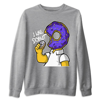 Jordan 1 WMNS Court Purple Sneaker Match Tees I Like Donut Sneaker Tees Jordan 1 WMNS Court Purple Sneaker Release Tees Unisex Shirts