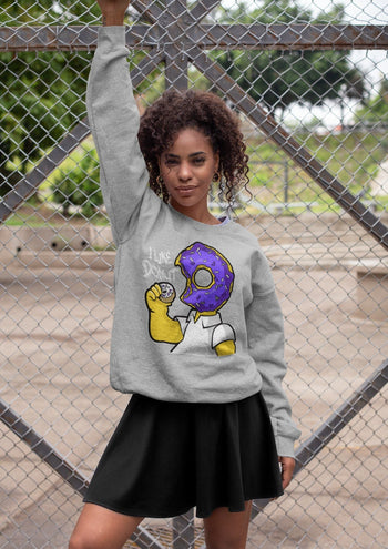 Jordan 1 WMNS Court Purple Sneaker Match Tees I Like Donut Sneaker Tees Jordan 1 WMNS Court Purple Sneaker Release Tees Unisex Shirts
