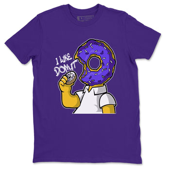 Jordan 1 WMNS Court Purple Sneaker Match Tees I Like Donut Sneaker Tees Jordan 1 WMNS Court Purple Sneaker Release Tees Unisex Shirts