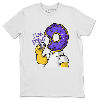 Jordan 1 WMNS Court Purple Sneaker Match Tees I Like Donut Sneaker Tees Jordan 1 WMNS Court Purple Sneaker Release Tees Unisex Shirts