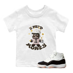 Air Jordan 11 Neapolitan shirt to match jordans I Need Money sneaker tees AJ11 Neapolitan SNRT Sneaker Release Tees Baby Toddler White 1 T-Shirt