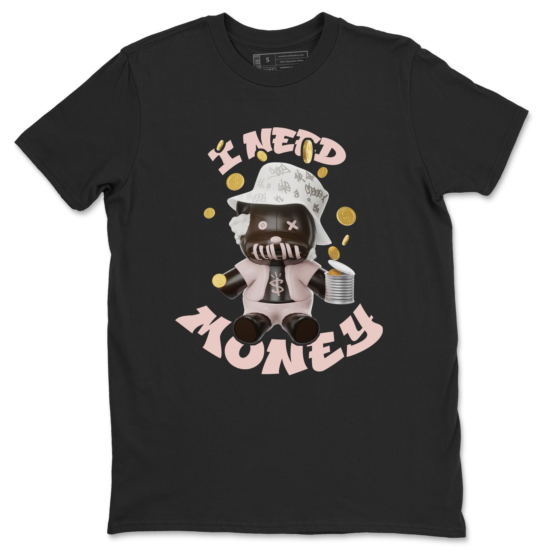 Air Jordan 11 Neapolitan shirt to match jordans I Need Money sneaker tees AJ11 Neapolitan SNRT Sneaker Release Tees Unisex Black 2 T-Shirt