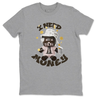 Air Jordan 11 Neapolitan shirt to match jordans I Need Money sneaker tees AJ11 Neapolitan SNRT Sneaker Release Tees Unisex Heather Grey 2 T-Shirt