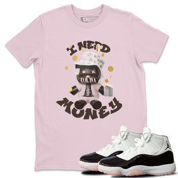 Air Jordan 11 Neapolitan shirt to match jordans I Need Money sneaker tees AJ11 Neapolitan SNRT Sneaker Release Tees Unisex Pink 1 T-Shirt