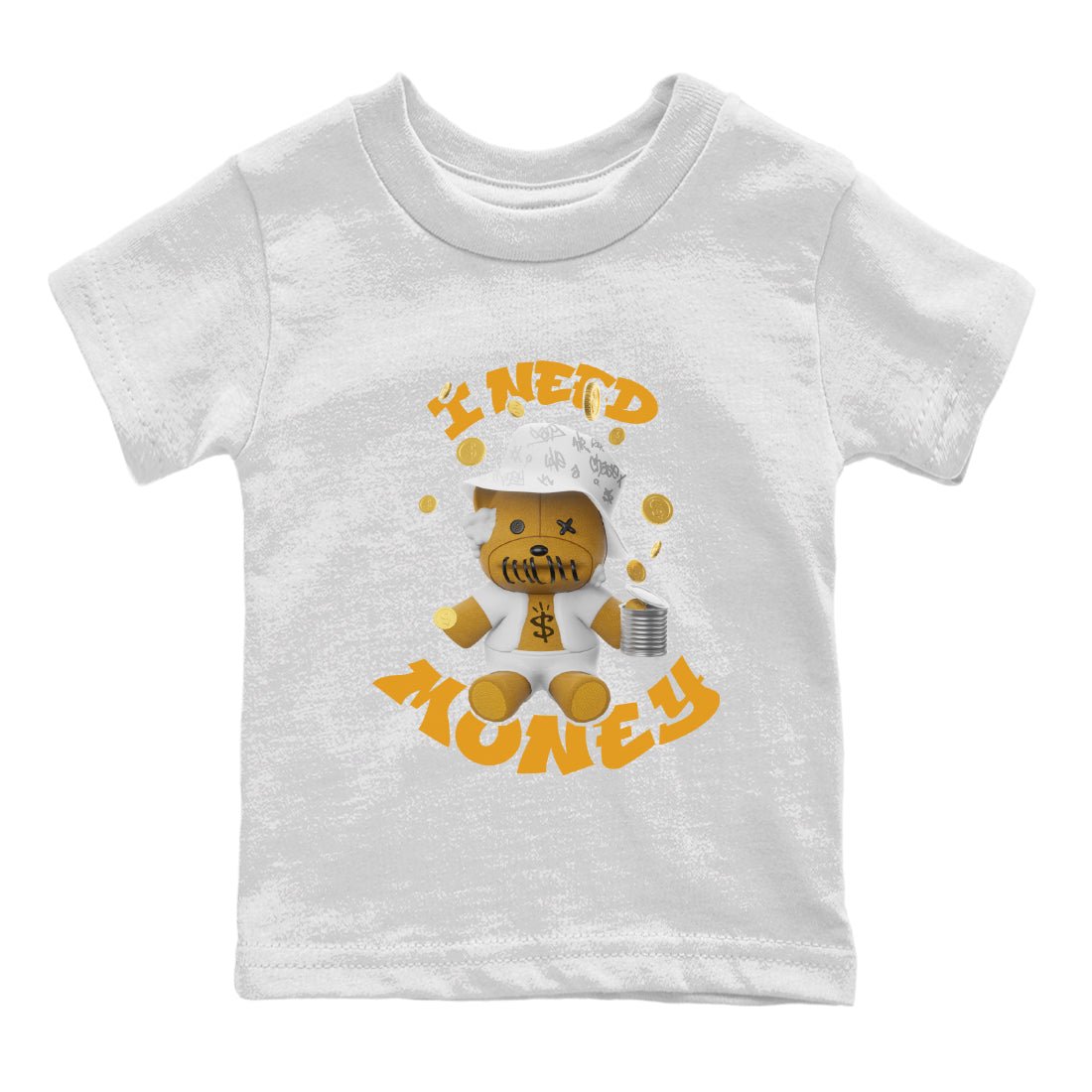 Air Jordan 13 Wheat shirt to match jordans I Need Money sneaker tees AJ13 Wheat SNRT Sneaker Release Tees Baby Toddler White 2 T-Shirt