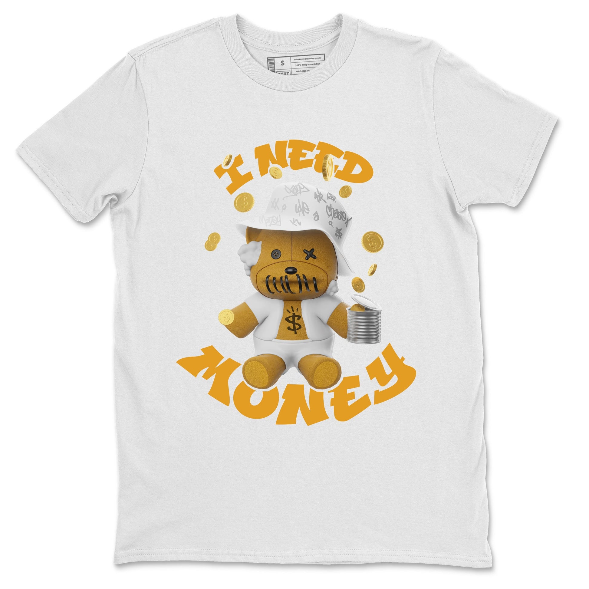 Air Jordan 13 Wheat shirt to match jordans I Need Money sneaker tees AJ13 Wheat SNRT Sneaker Release Tees Unisex White 2 T-Shirt