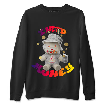 Air Jordan 3 J Balvin shirt to match jordans I Need Money sneaker tees AJ3 Balvin  SNRT Sneaker Release Tees LGBTQ Gay Pride T-Shirt Unisex Black 2 T-Shirt