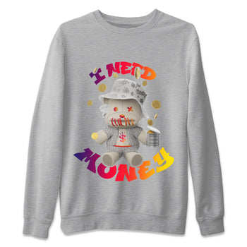 Air Jordan 3 J Balvin shirt to match jordans I Need Money sneaker tees AJ3 Balvin  SNRT Sneaker Release Tees LGBTQ Gay Pride T-Shirt Unisex Heather Grey 2 T-Shirt