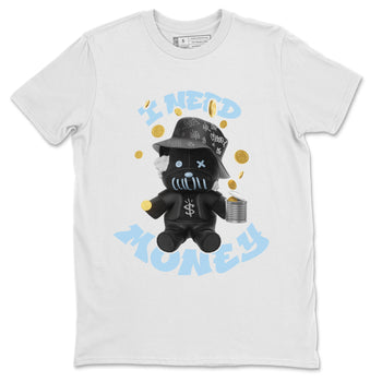 Air Jordan 7 Chambray shirt to match jordans I Need Money sneaker tees AJ7 Chambray SNRT Sneaker Release Tees Unisex White 2 T-Shirt