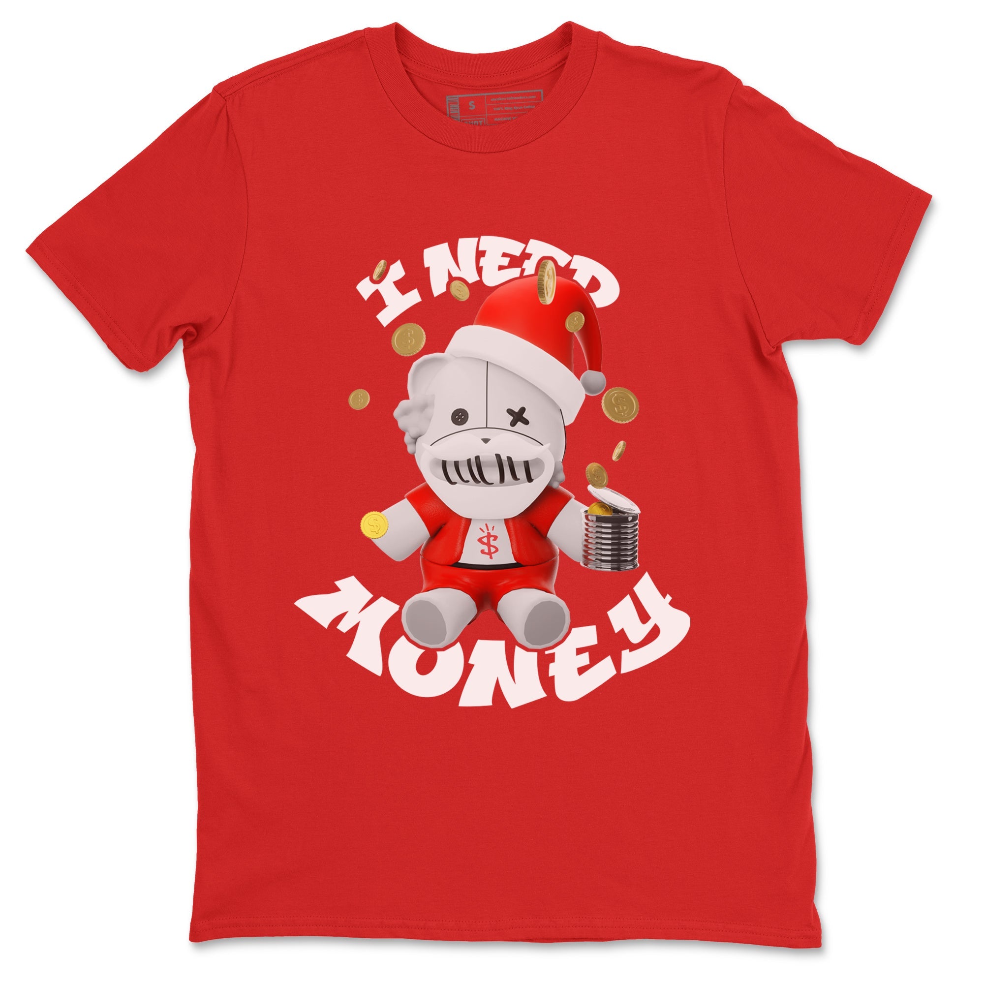 Air Jordan 12 Cherry shirt to match jordans I Need Money Christmas Edition sneaker tees Santa Gift AJ12 Cherry SNRT Sneaker Release Tees Unisex Red 2 T-Shirt
