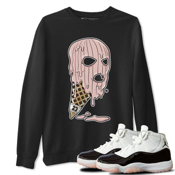 Air Jordan 11 Neapolitan shirt to match jordans Ice Cream Mask special sneaker matching tees Jordan 11 WMNS Neapolitan SNRT sneaker tees Unisex Black 1 T-Shirt