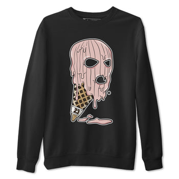Air Jordan 11 Neapolitan shirt to match jordans Ice Cream Mask special sneaker matching tees Jordan 11 WMNS Neapolitan SNRT sneaker tees Unisex Black 2 T-Shirt