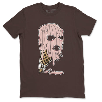 Air Jordan 11 Neapolitan shirt to match jordans Ice Cream Mask special sneaker matching tees Jordan 11 WMNS Neapolitan SNRT sneaker tees Unisex Dark Chocolate 2 T-Shirt
