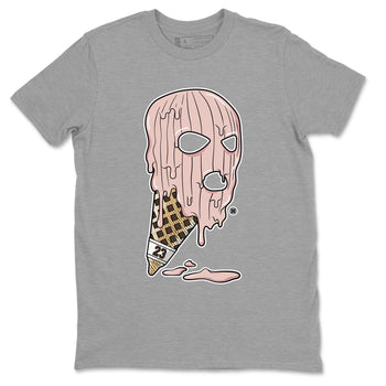 Air Jordan 11 Neapolitan shirt to match jordans Ice Cream Mask special sneaker matching tees Jordan 11 WMNS Neapolitan SNRT sneaker tees Unisex Heather Grey 2 T-Shirt