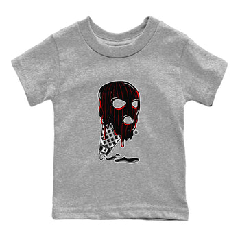 Air Jordan 4 Bred Reimagined shirt to match jordans Ice Cream Mask sneaker tees 4s Bred Reimagined SNRT sneaker release tees baby toddler Heather Grey 2 cotton Shirt