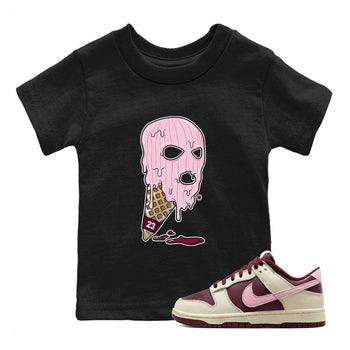Dunk Low Valentines Day shirt to match jordans Ice Cream Mask special sneaker matching tees Dunk Valentines Day 2023 SNRT sneaker tees Baby Toddler Black 1 T-Shirt