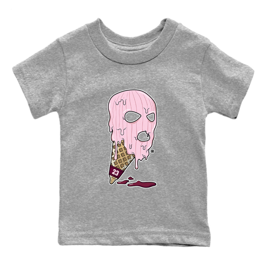 Dunk Low Valentines Day shirt to match jordans Ice Cream Mask special sneaker matching tees Dunk Valentines Day 2023 SNRT sneaker tees Baby Toddler Heather Grey 2 T-Shirt