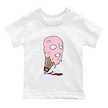 Dunk Low Valentines Day shirt to match jordans Ice Cream Mask special sneaker matching tees Dunk Valentines Day 2023 SNRT sneaker tees Baby Toddler White 2 T-Shirt
