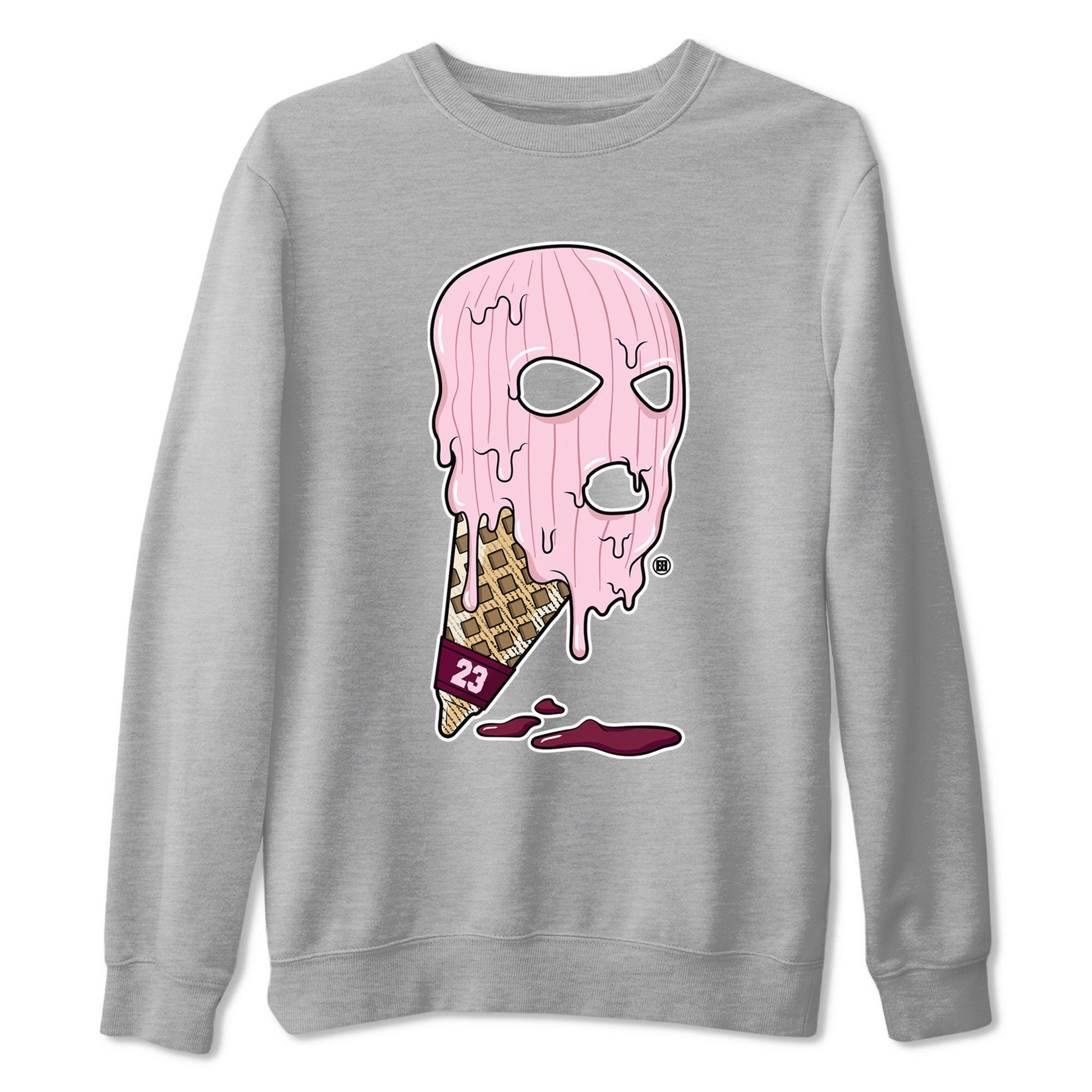 Dunk Low Valentines Day shirt to match jordans Ice Cream Mask special sneaker matching tees Dunk Valentines Day 2023 SNRT sneaker tees Unisex Heather Grey 2 T-Shirt