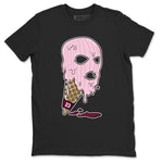 Dunk Low Valentines Day shirt to match jordans Ice Cream Mask special sneaker matching tees Dunk Valentines Day 2023 SNRT sneaker tees Unisex Black 2 T-Shirt