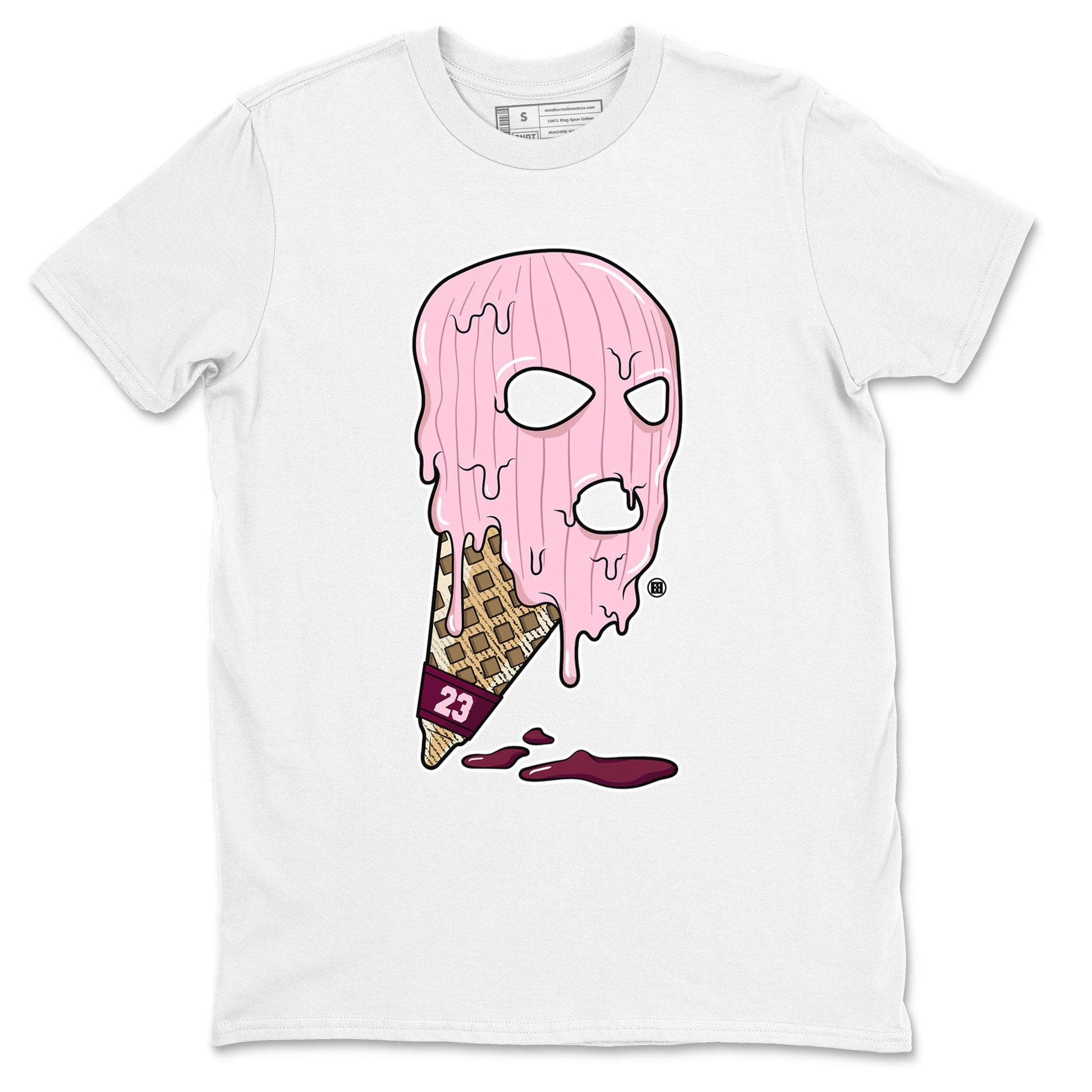 Dunk Low Valentines Day shirt to match jordans Ice Cream Mask special sneaker matching tees Dunk Valentines Day 2023 SNRT sneaker tees Unisex White 2 T-Shirt