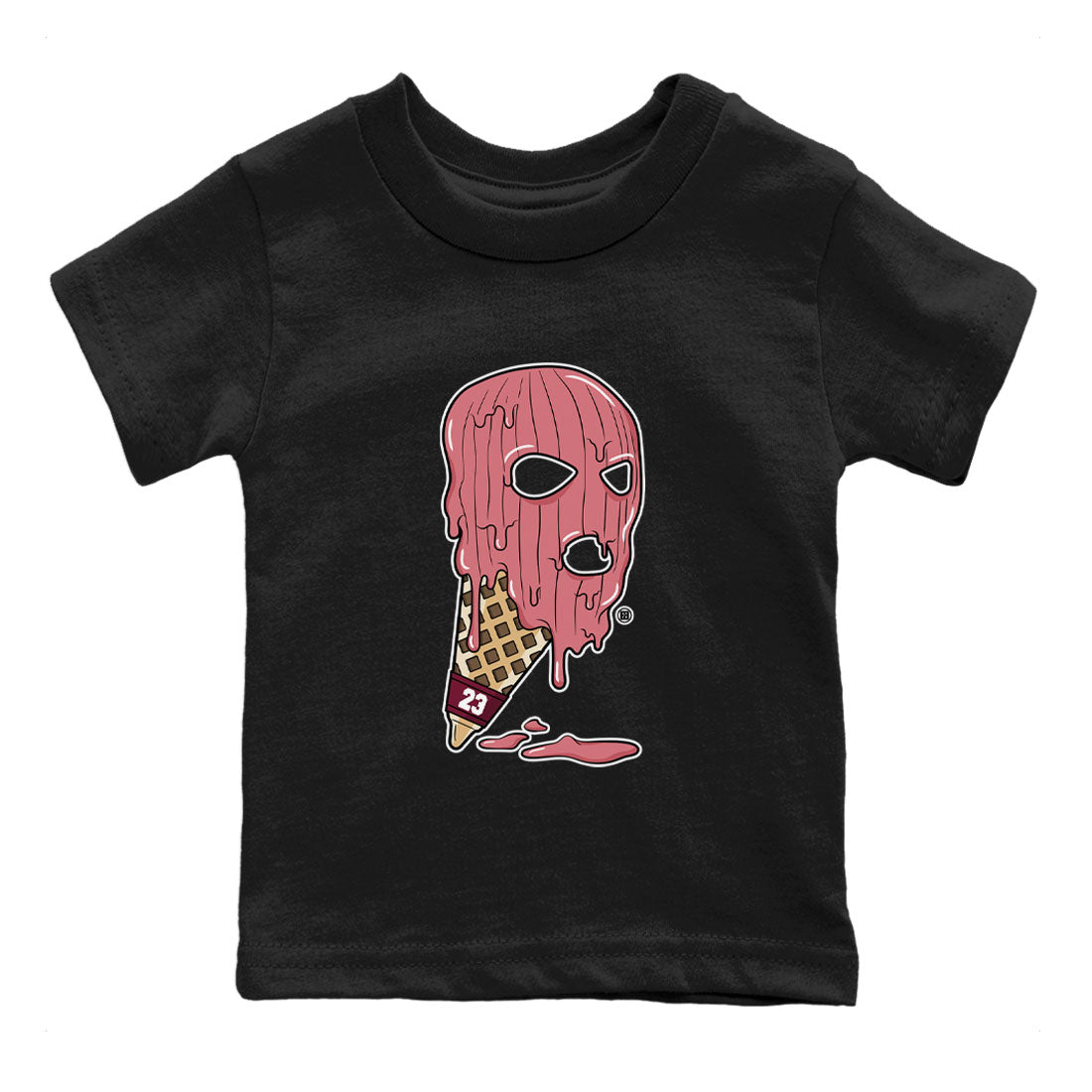 Dunk Low Valentines Day shirt to match jordans Ice Cream Mask special sneaker matching tees Dunk Valentines Day 2024 SNRT sneaker tees Baby Toddler Black 2 T-Shirt
