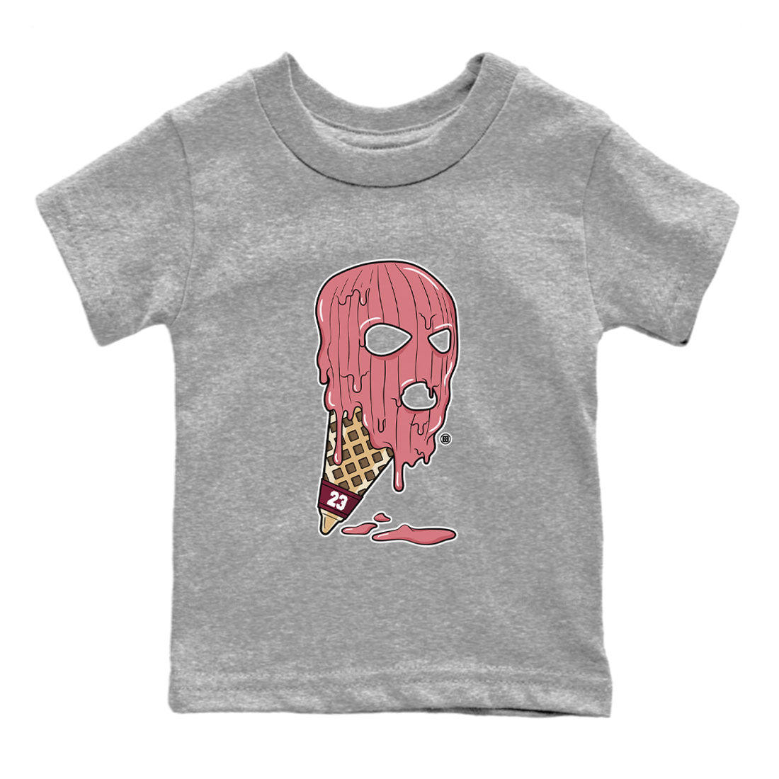 Dunk Low Valentines Day shirt to match jordans Ice Cream Mask special sneaker matching tees Dunk Valentines Day 2024 SNRT sneaker tees Baby Toddler Heather Grey 2 T-Shirt